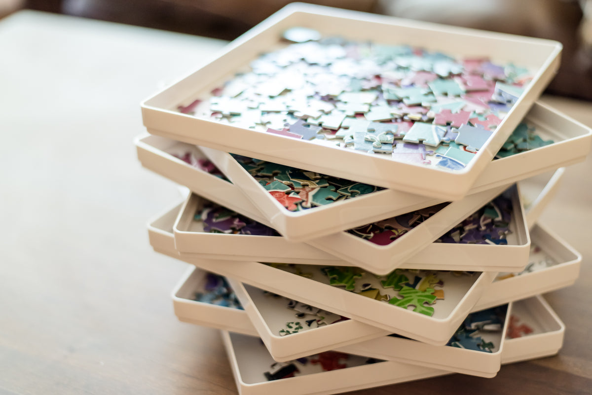 RECHIATO rechiato 8 puzzle sorting trays with lid 8x8 premiunm