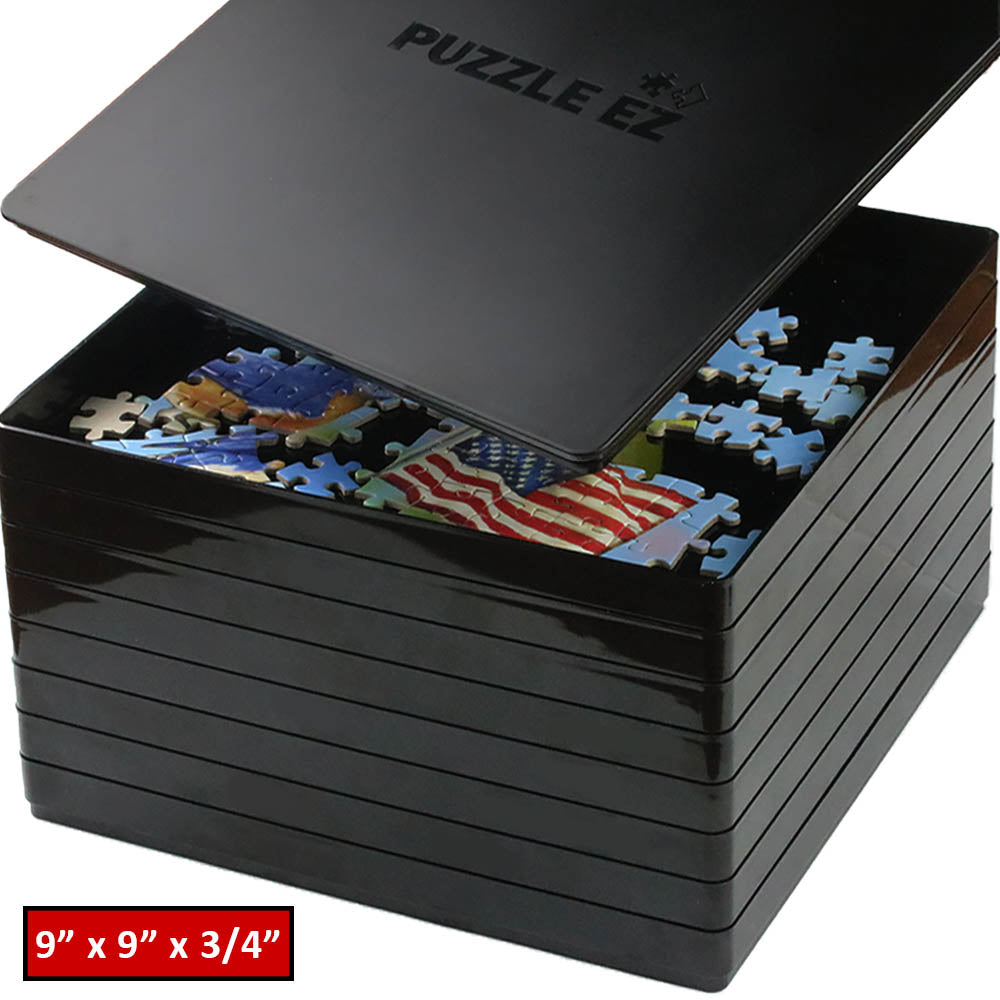 8 Puzzle Sorting Trays with Lid for Puzzle Lovers up to 1000-1500