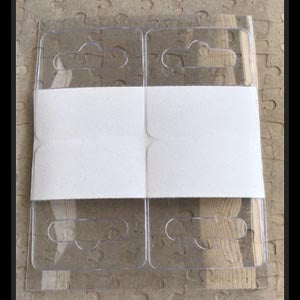 10€01 sur Puzzle feuilles de Glue Peel Grandes pour transparentes -  multicolore - Puzzle - Achat & prix