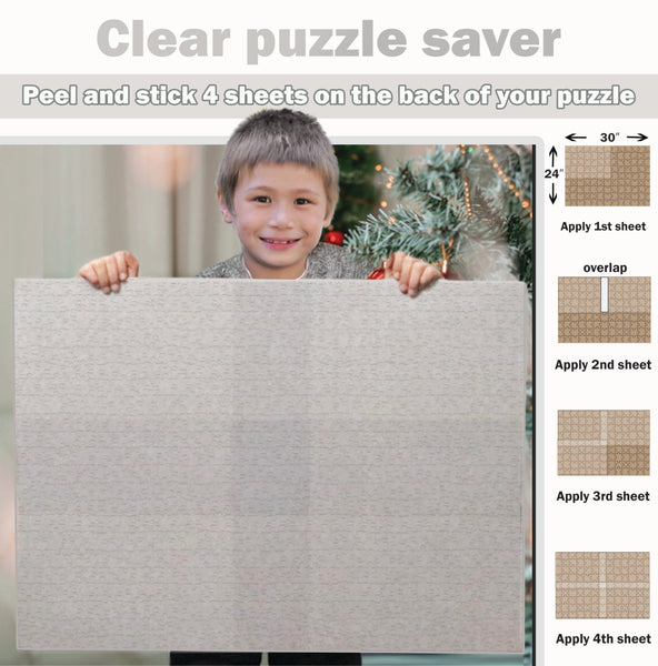 Puzzle Glue Alternative! Extra Large & Thick Puzzle Glue Sheets - 8 Sheets