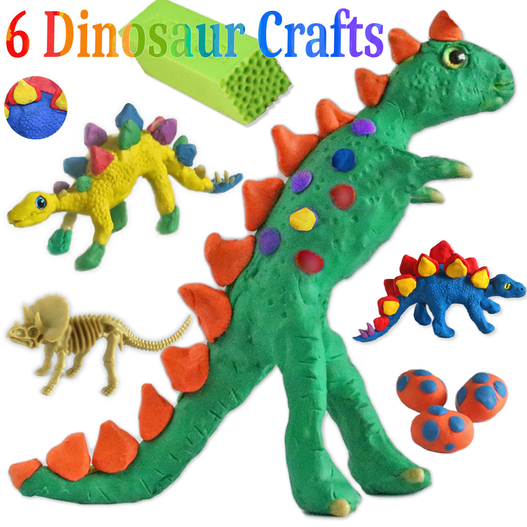 Color dough Sets For Kids Ages 4-8, Dinosaur Toys Color dough Tool